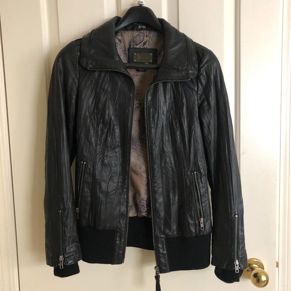 Aritzia Mackage Leather Jacket - Picture 1 of 6